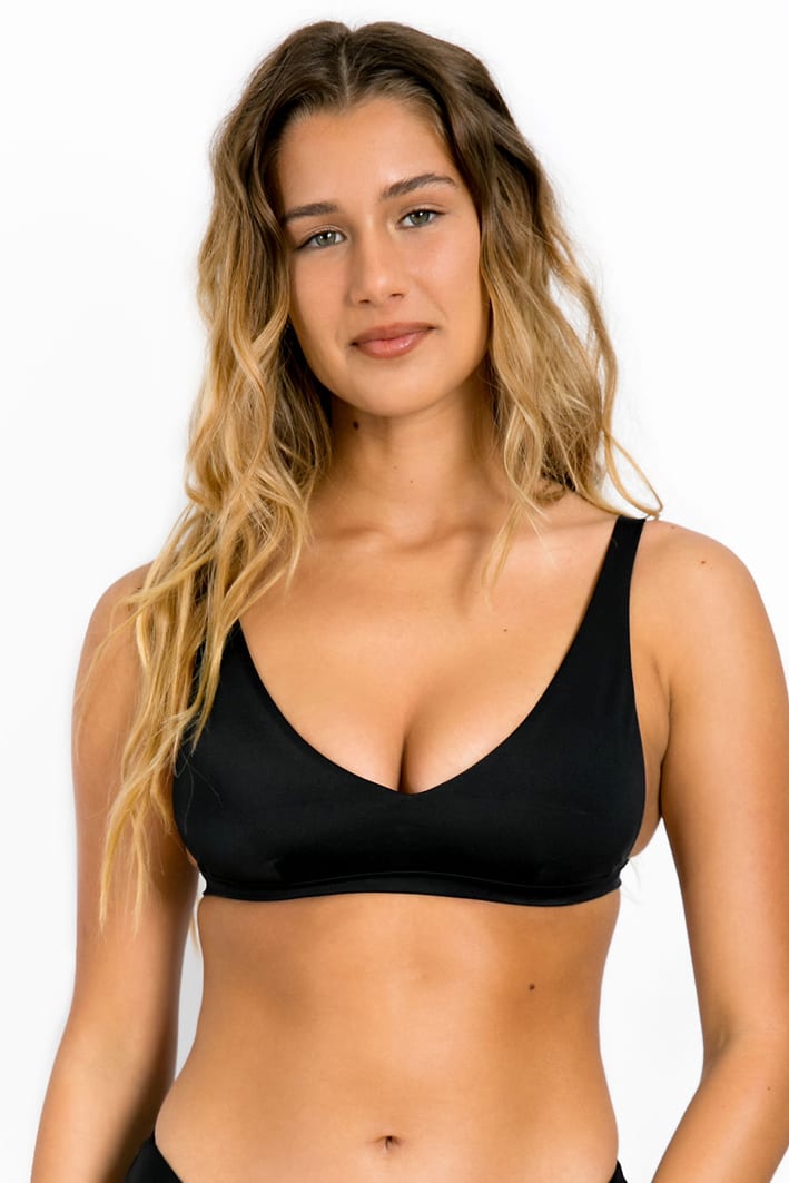 Del Mar Top - Solid Black